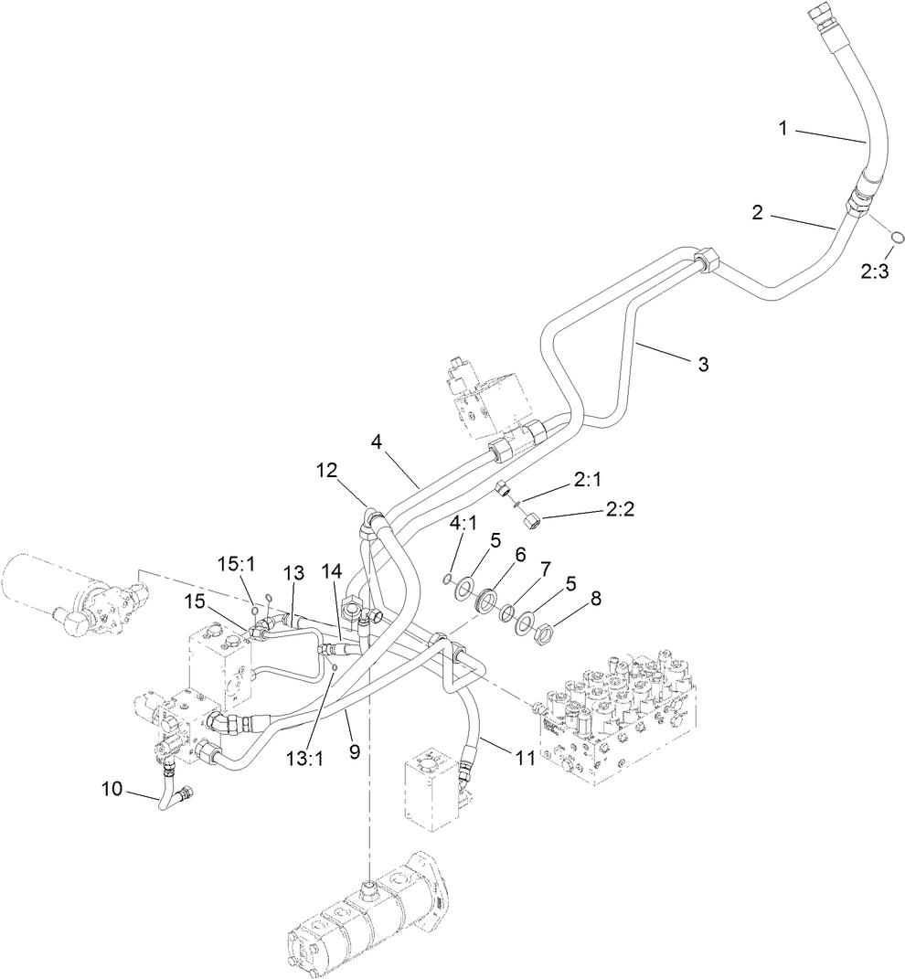Oil Cooler Hydraulic Assembly