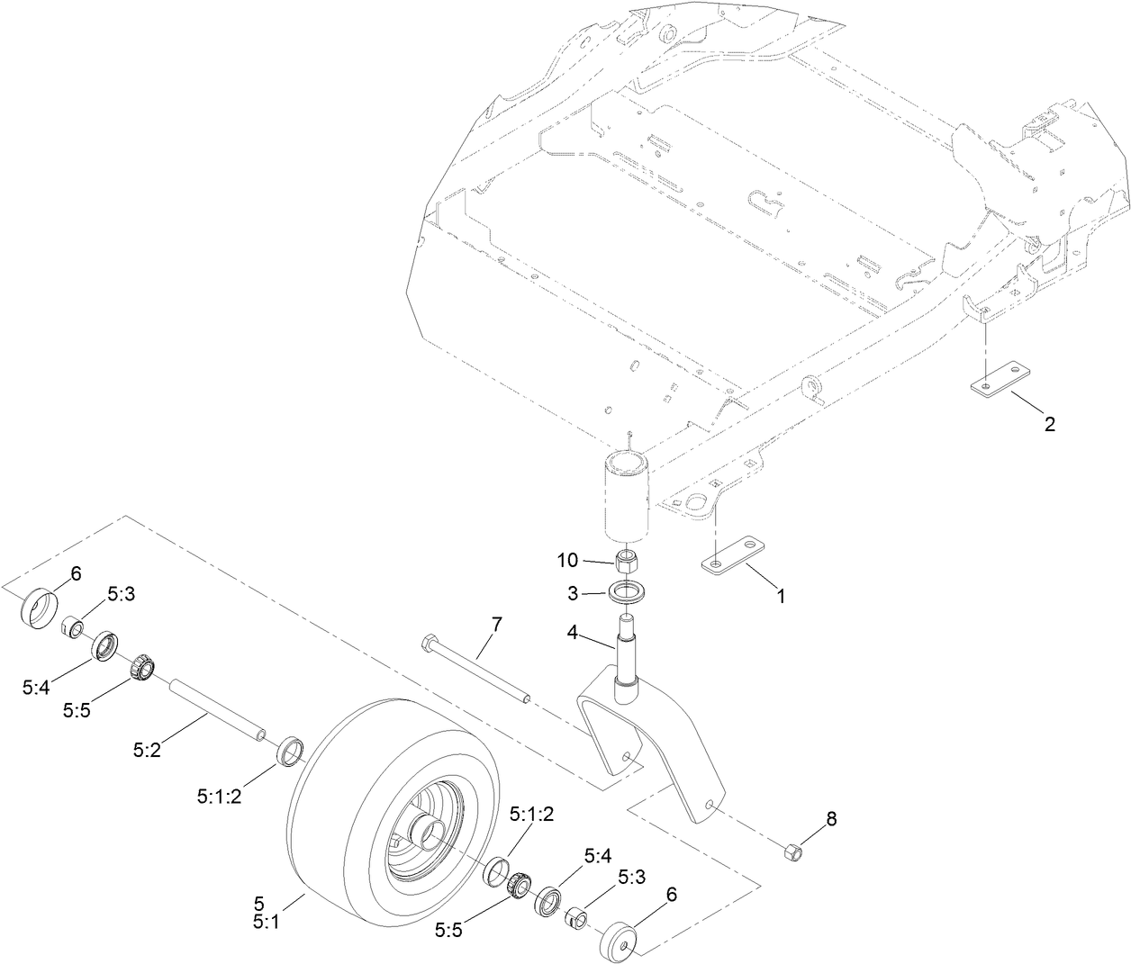 Caster Wheel Update Kit No. 127-0302