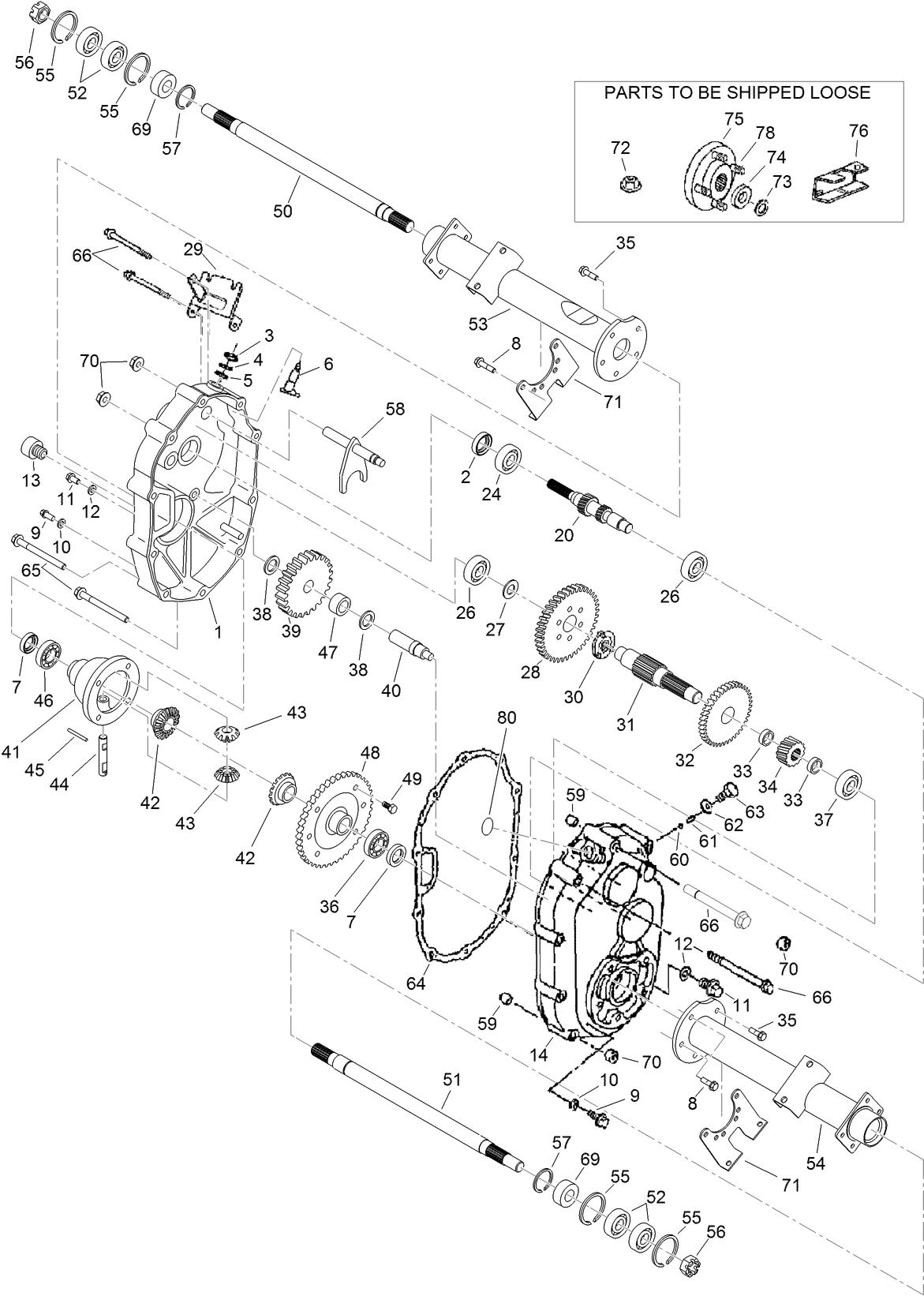 Transaxle Assembly No. 119-0760