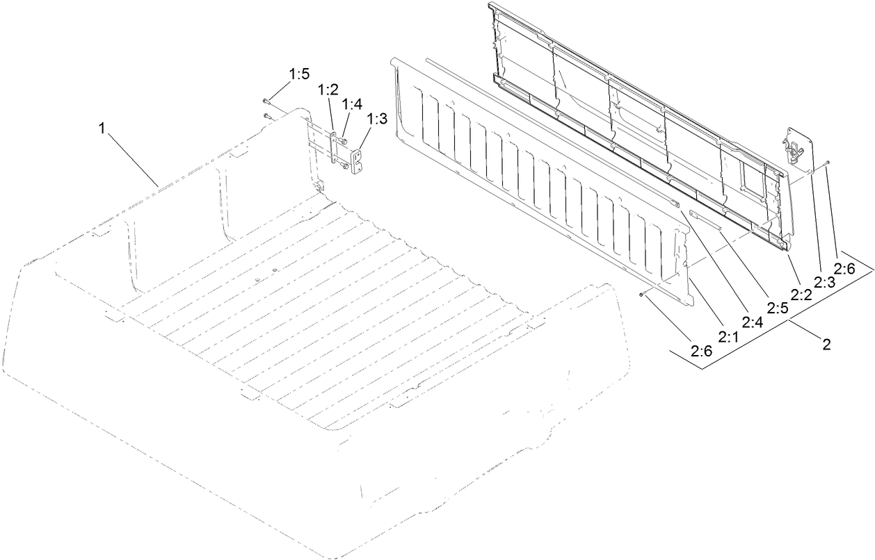 Cargo Bed Service Assembly