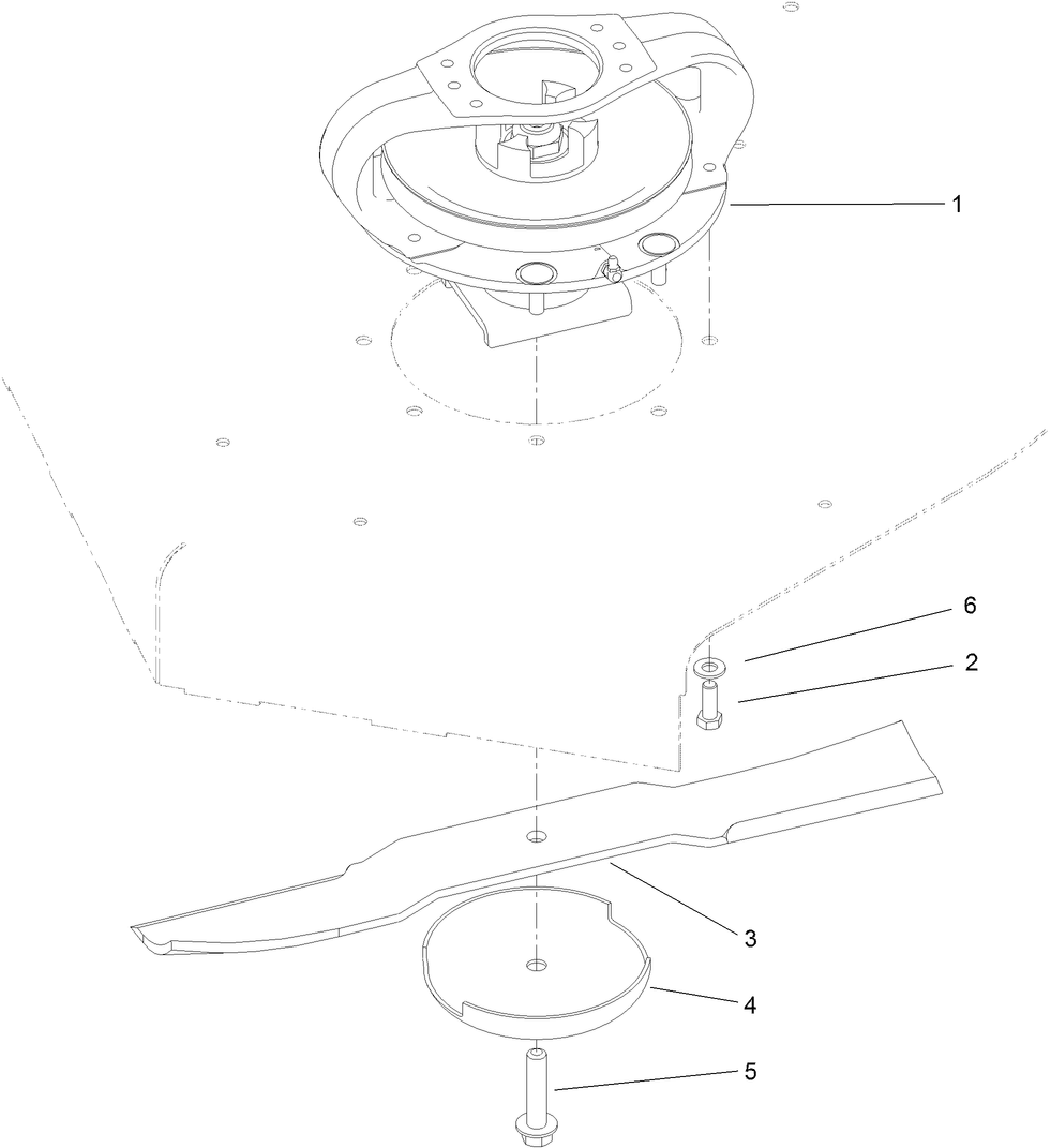 LH and RH Deck Driving Spindle Assembly