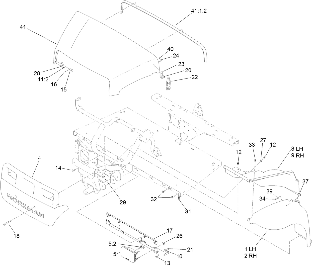 Hood and Fender Assembly
