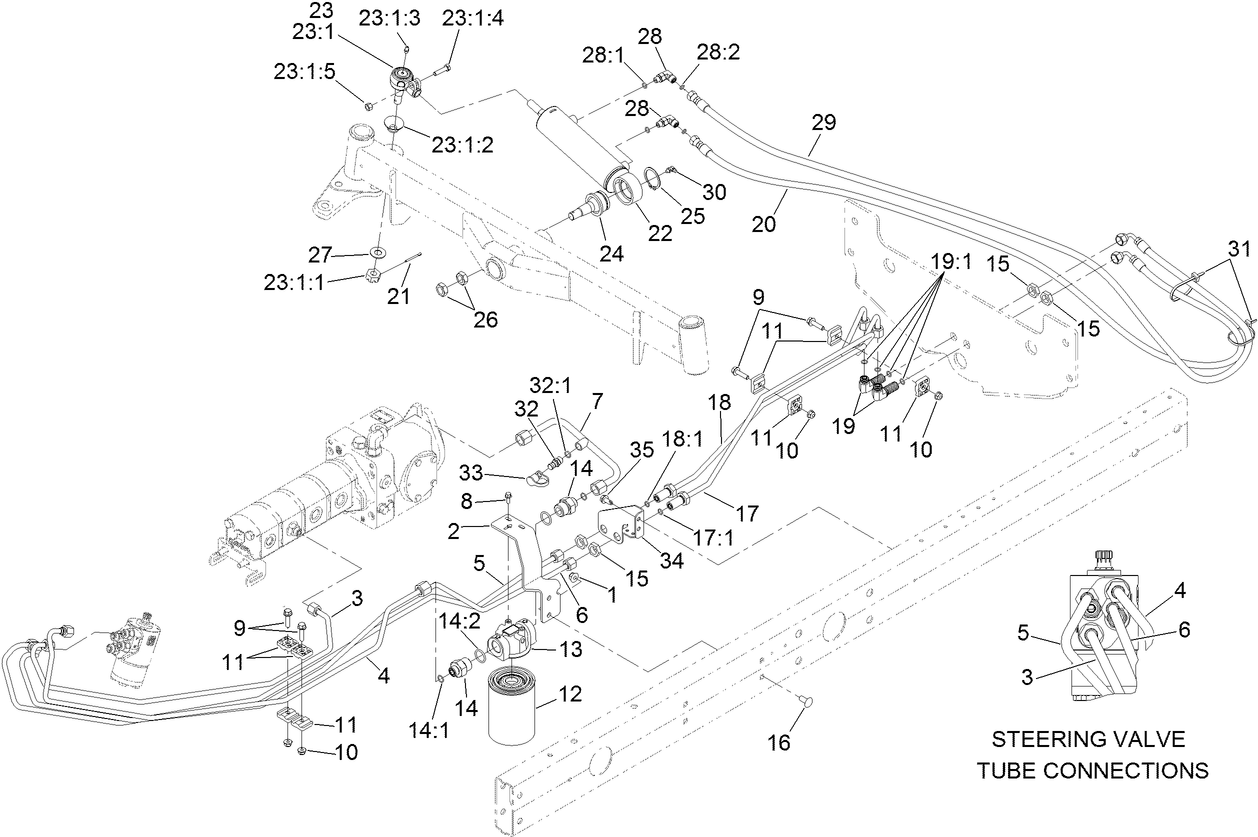 Steering Hydraulic Assembly