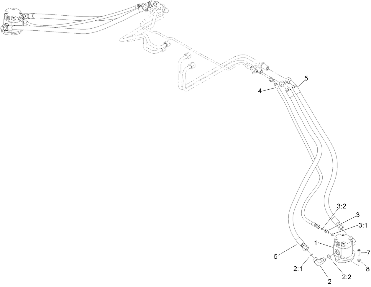 Deck No. 6 and 7 Hydraulic Assembly