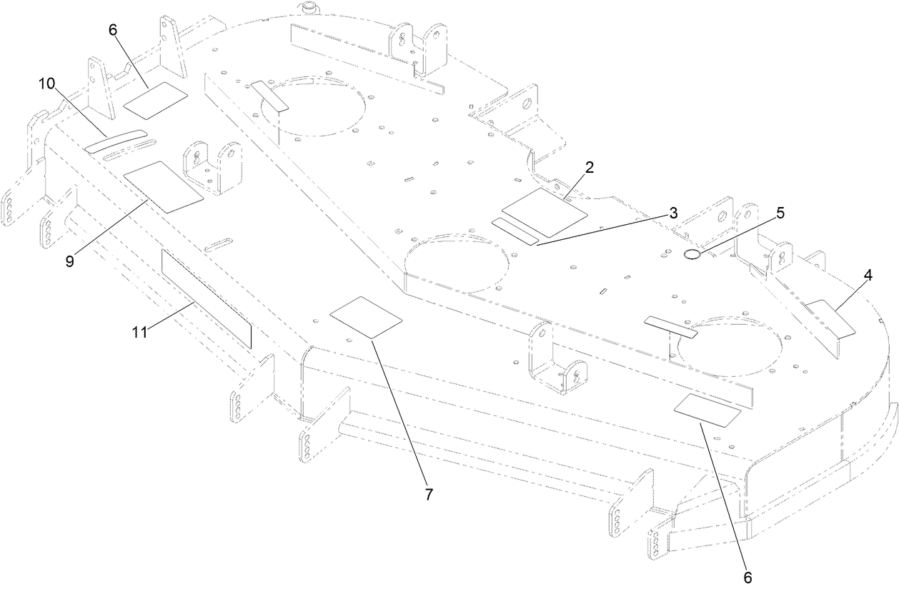 Deck Decal Assembly No. 114-4489