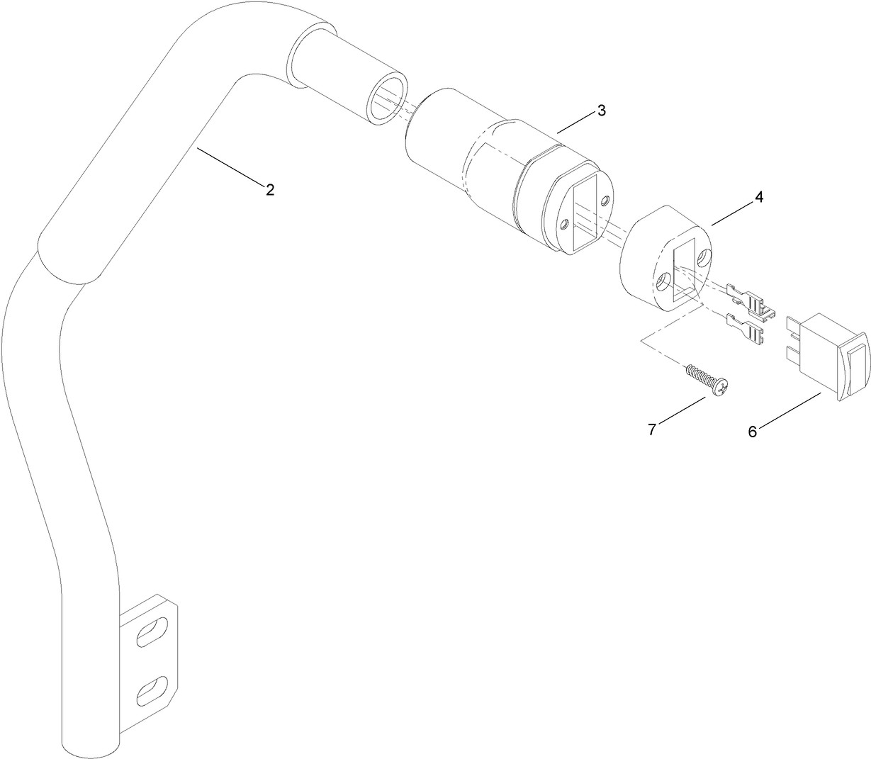 RH Lever Assembly No. 125-2687