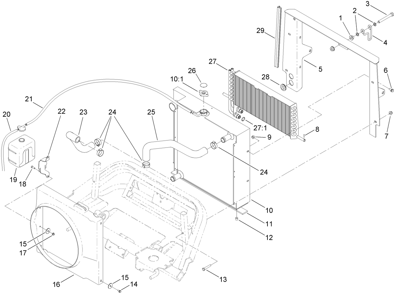 Radiator and Oil Cooler Assembly