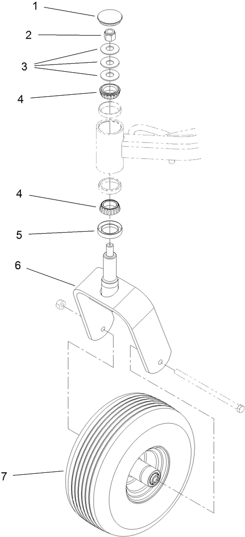 Caster Wheel Assembly