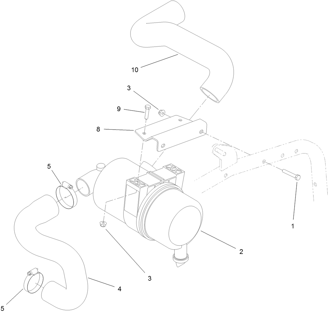 Air Cleaner and Hose Assembly