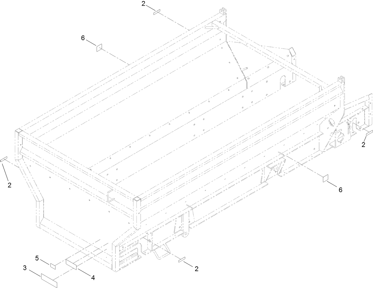 Box Frame Decal Assembly No. 120-0890