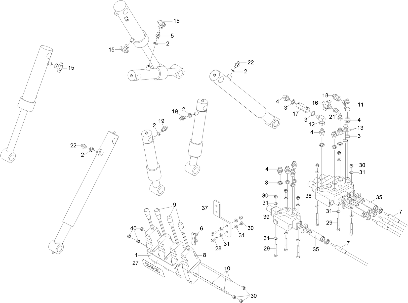 LIFT HYDRAULIC ASSEMBLY