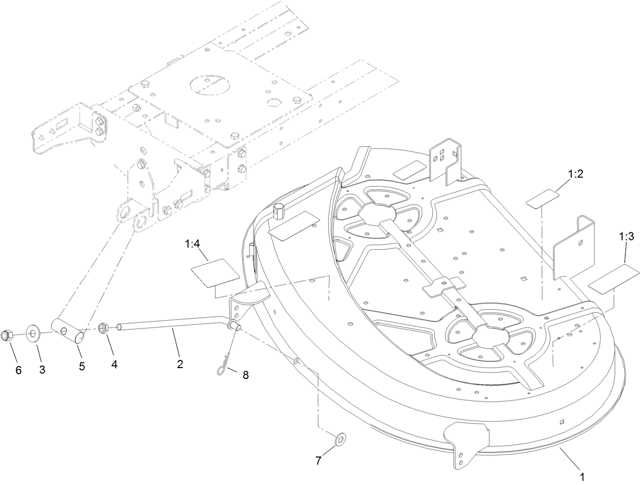 38 Inch Deck Assembly