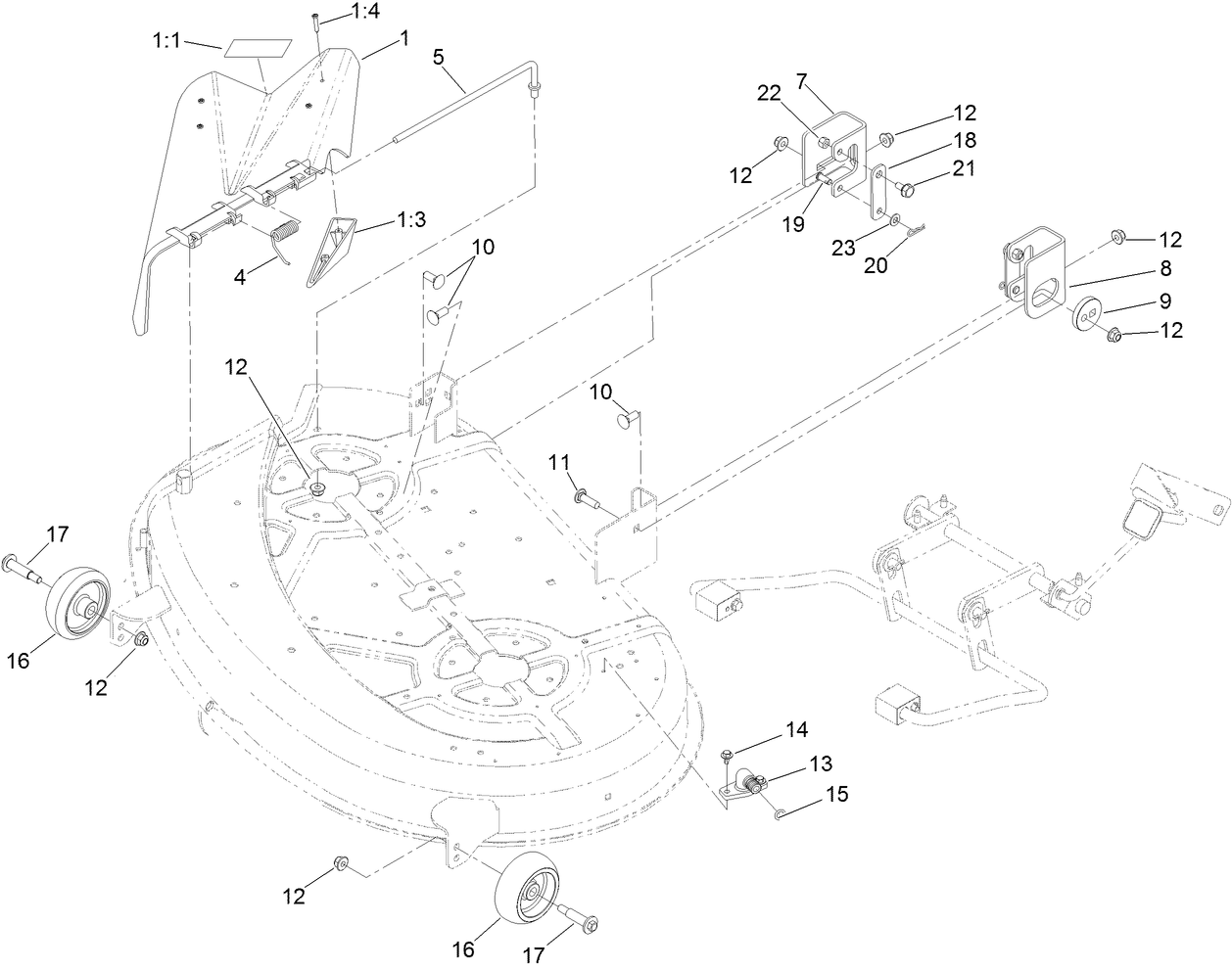 Deflector and Hanger Assembly