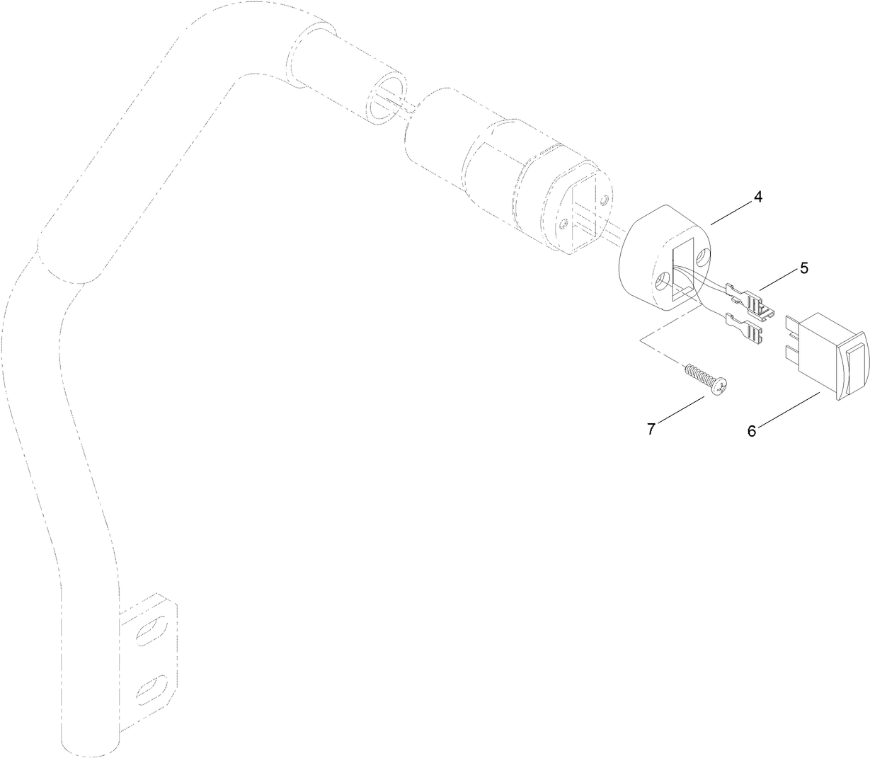 RH Lever Assembly No. 125-2687