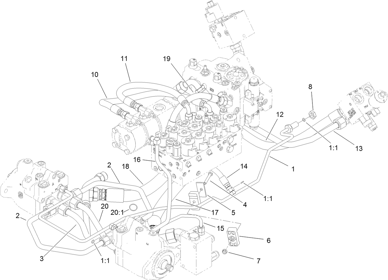 Traction Hydraulic Assembly