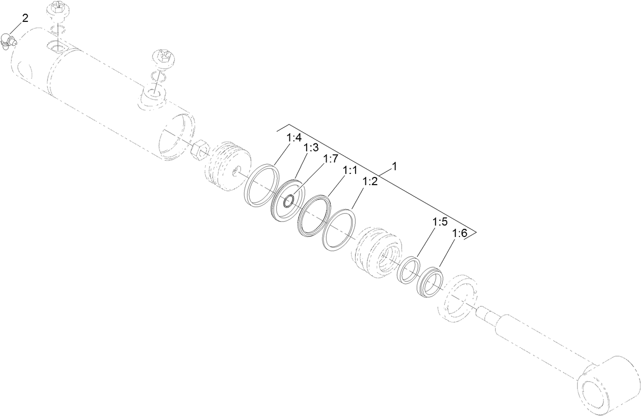 Hydraulic Cylinder Assembly No. 120-8822