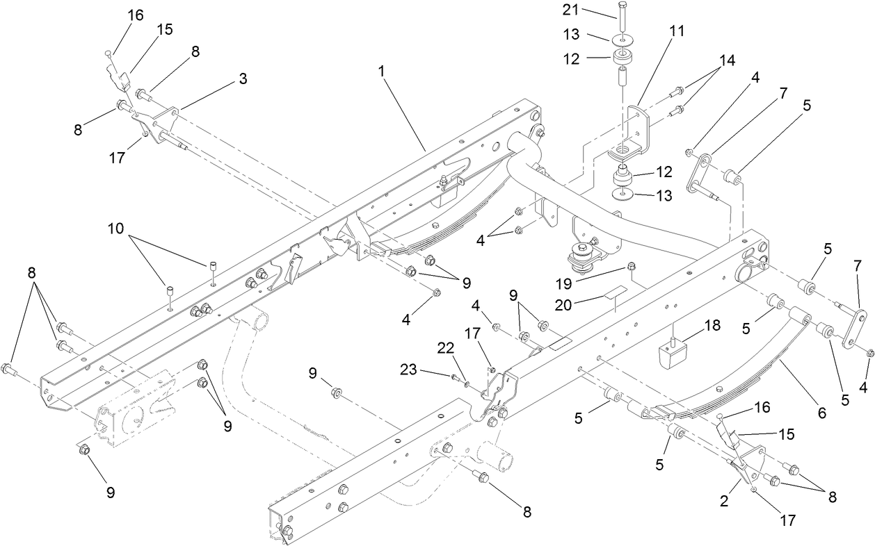Rear Frame and Suspension Assembly