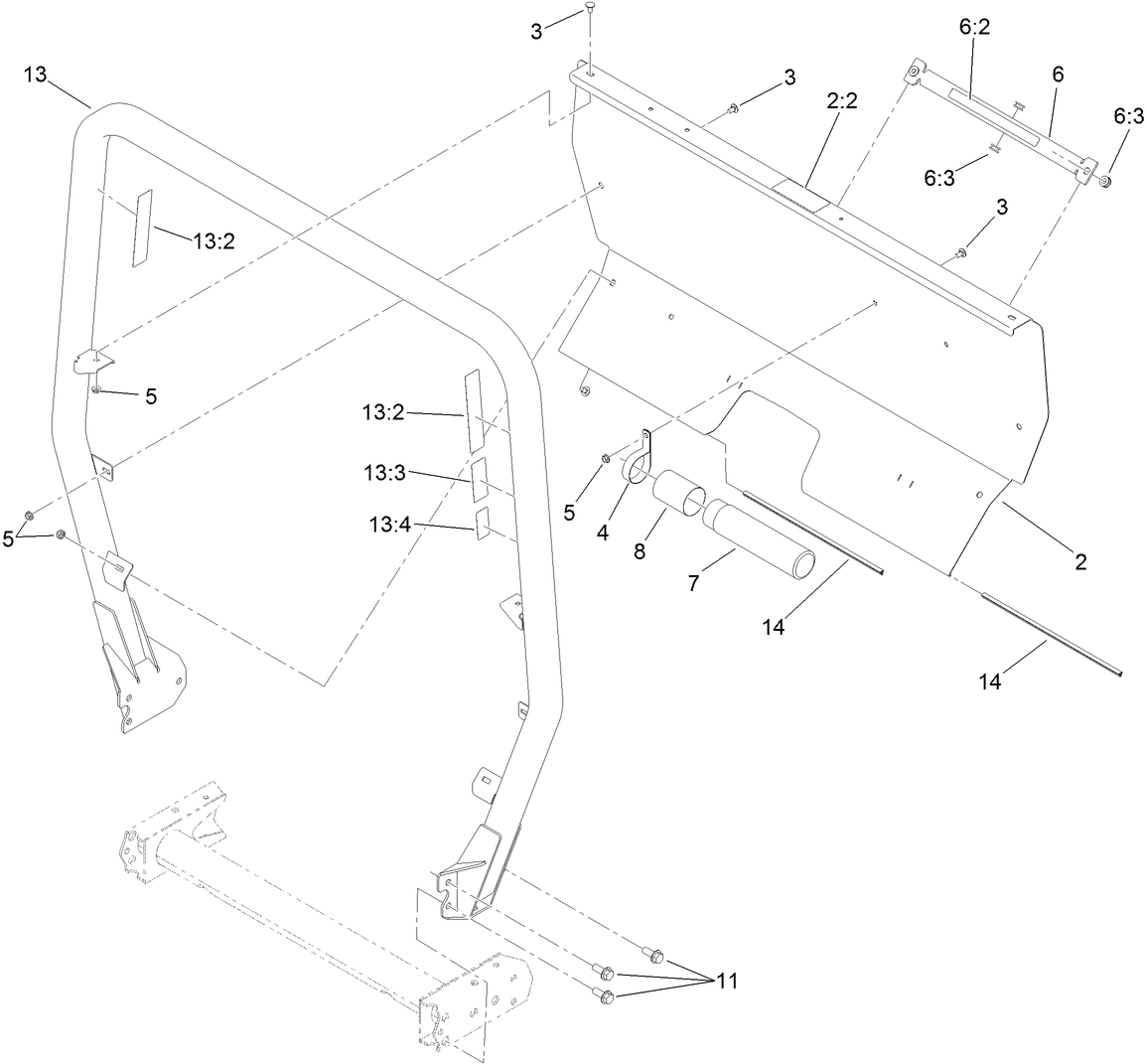 Roll-Over Protection System Assembly