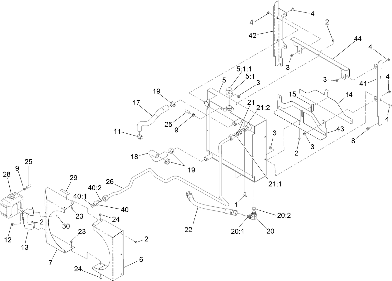 Radiator and Oil Cooler Assembly