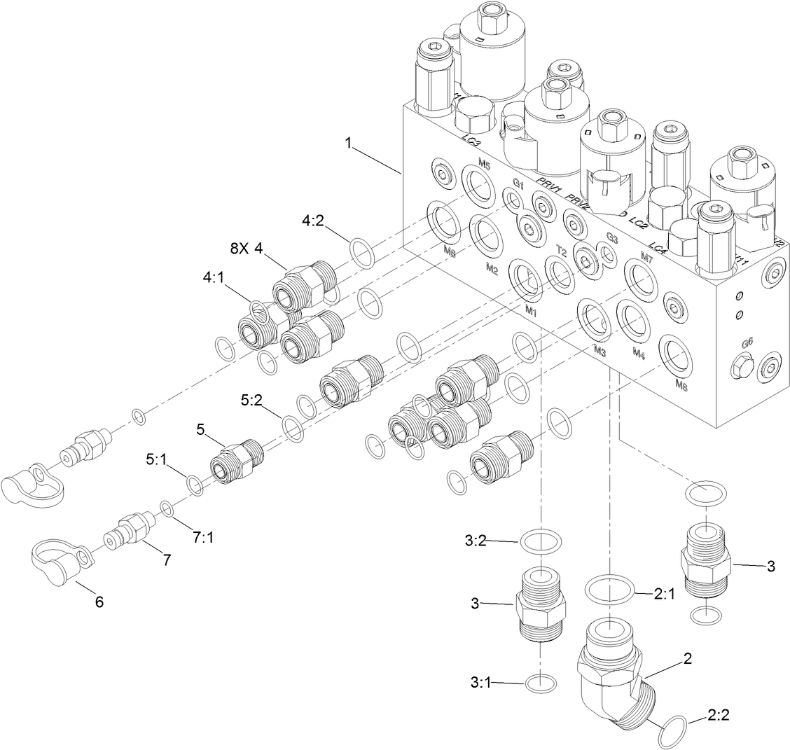 Mow Manifold Assembly No. 120-8077