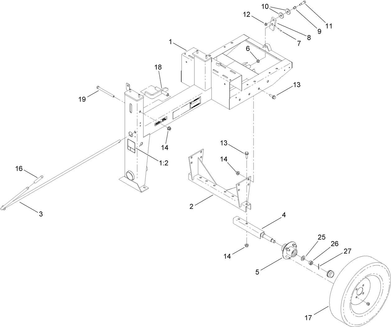 Frame and Axle Assembly