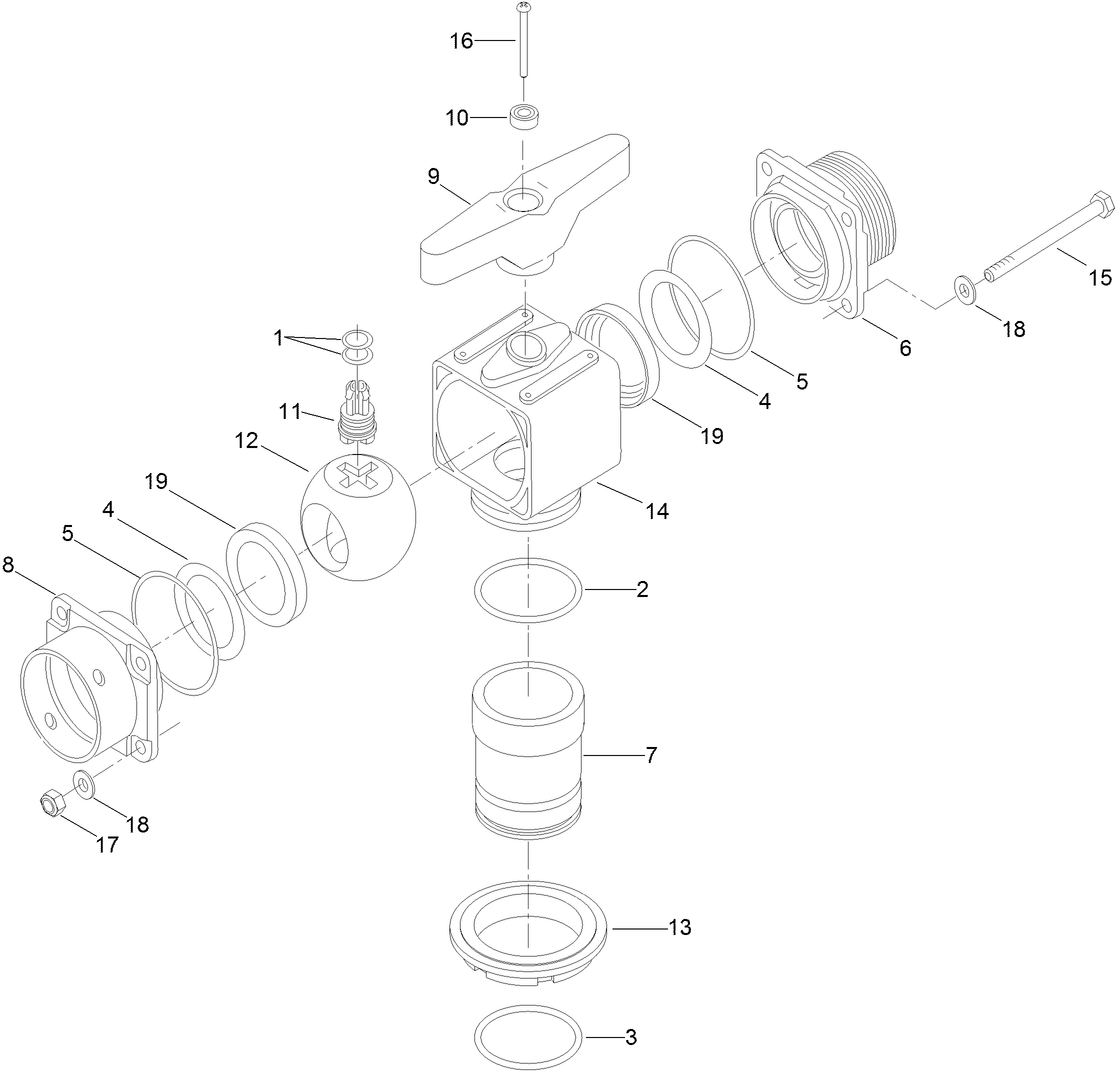 3-Way Valve Assembly No. 104-9069