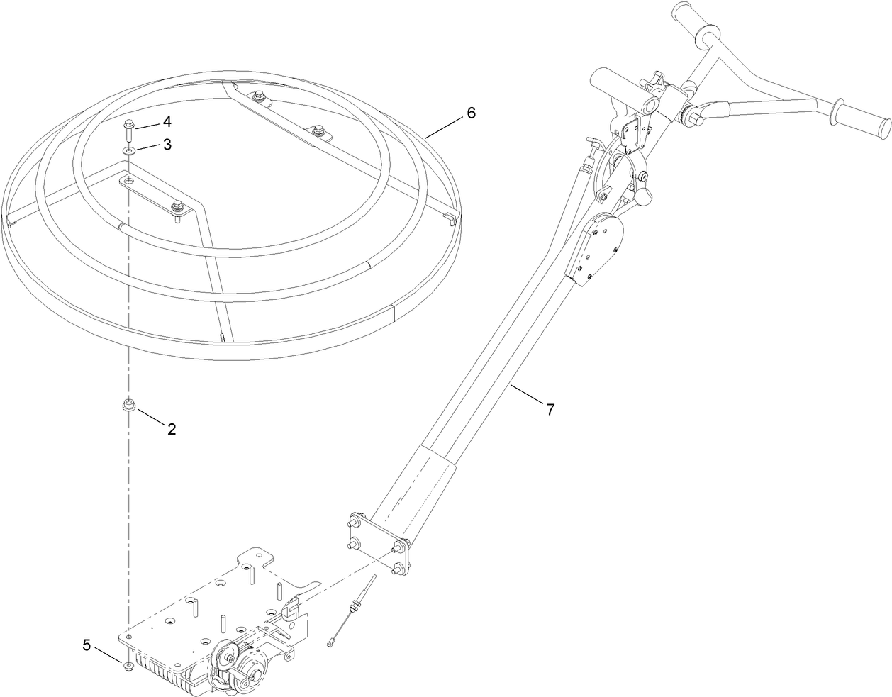 36 Inch Pro-Pitch Handle and Guard Assembly