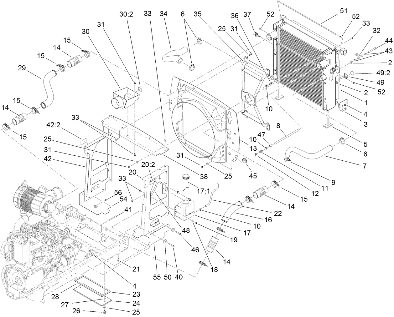Radiator and Fan Shroud Assembly