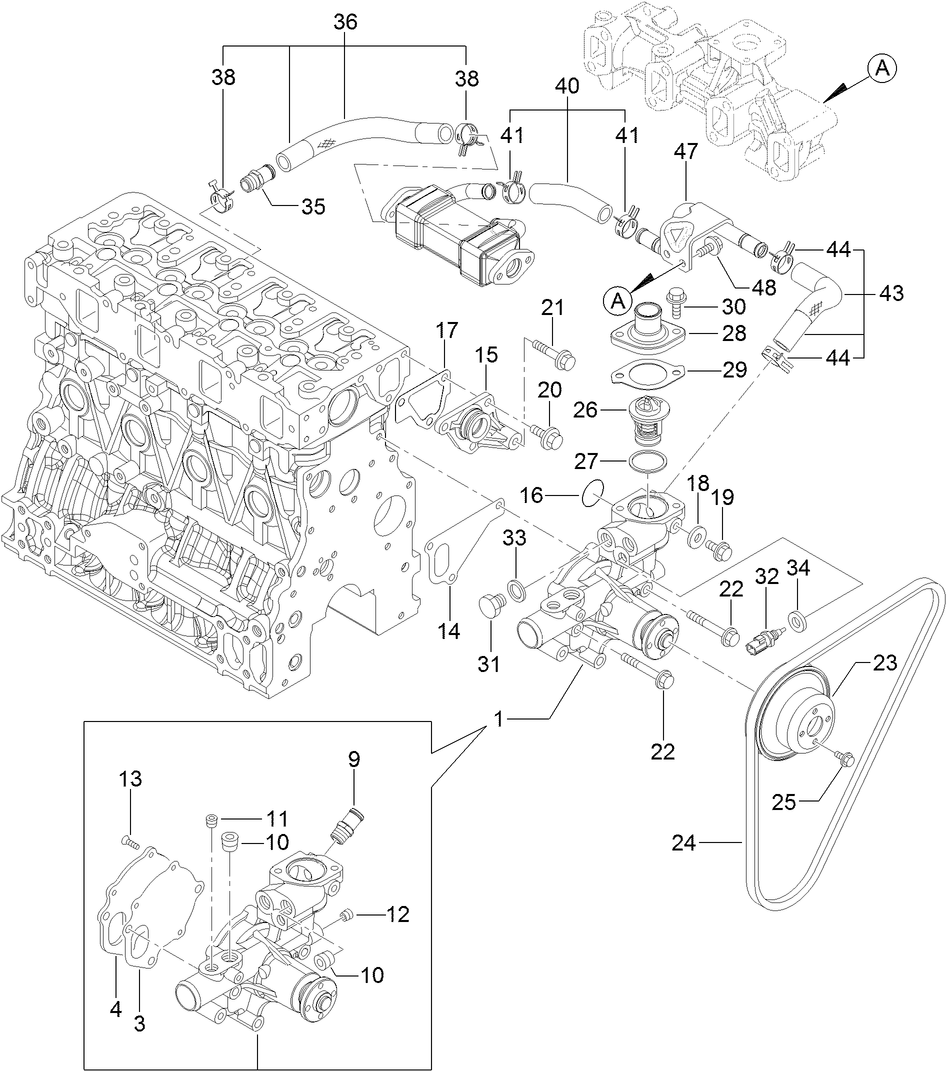 Cooling Water System Assembly