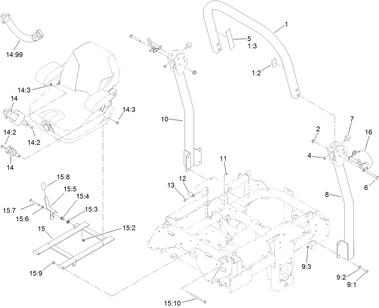 Roll-Over Protection System Assembly No. 110-0877