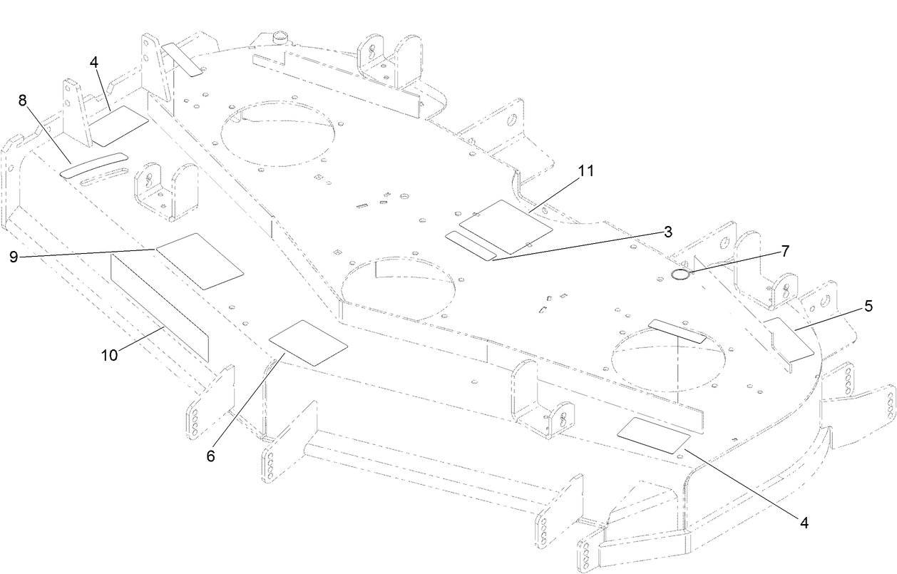 Deck Decal Assembly No. 114-4487