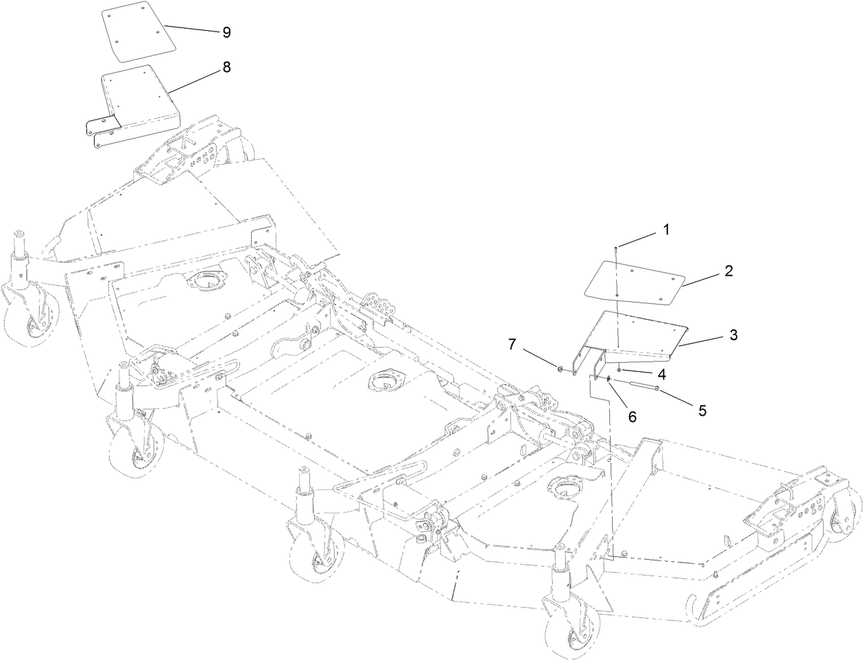 Deck Pad and Hardware Assembly
