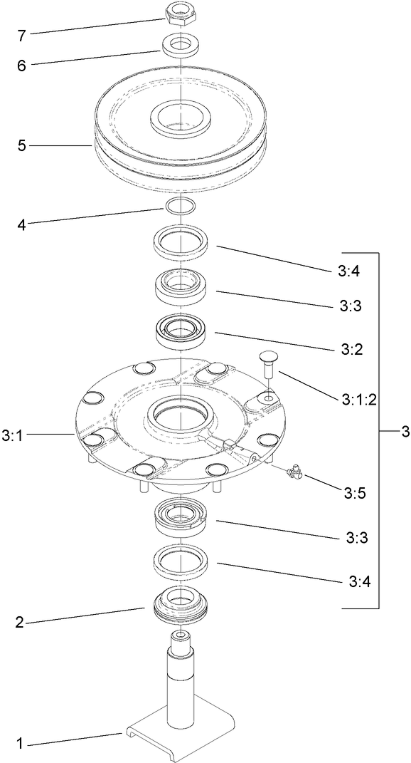 Double Driven Spindle Assembly No. 119-4548