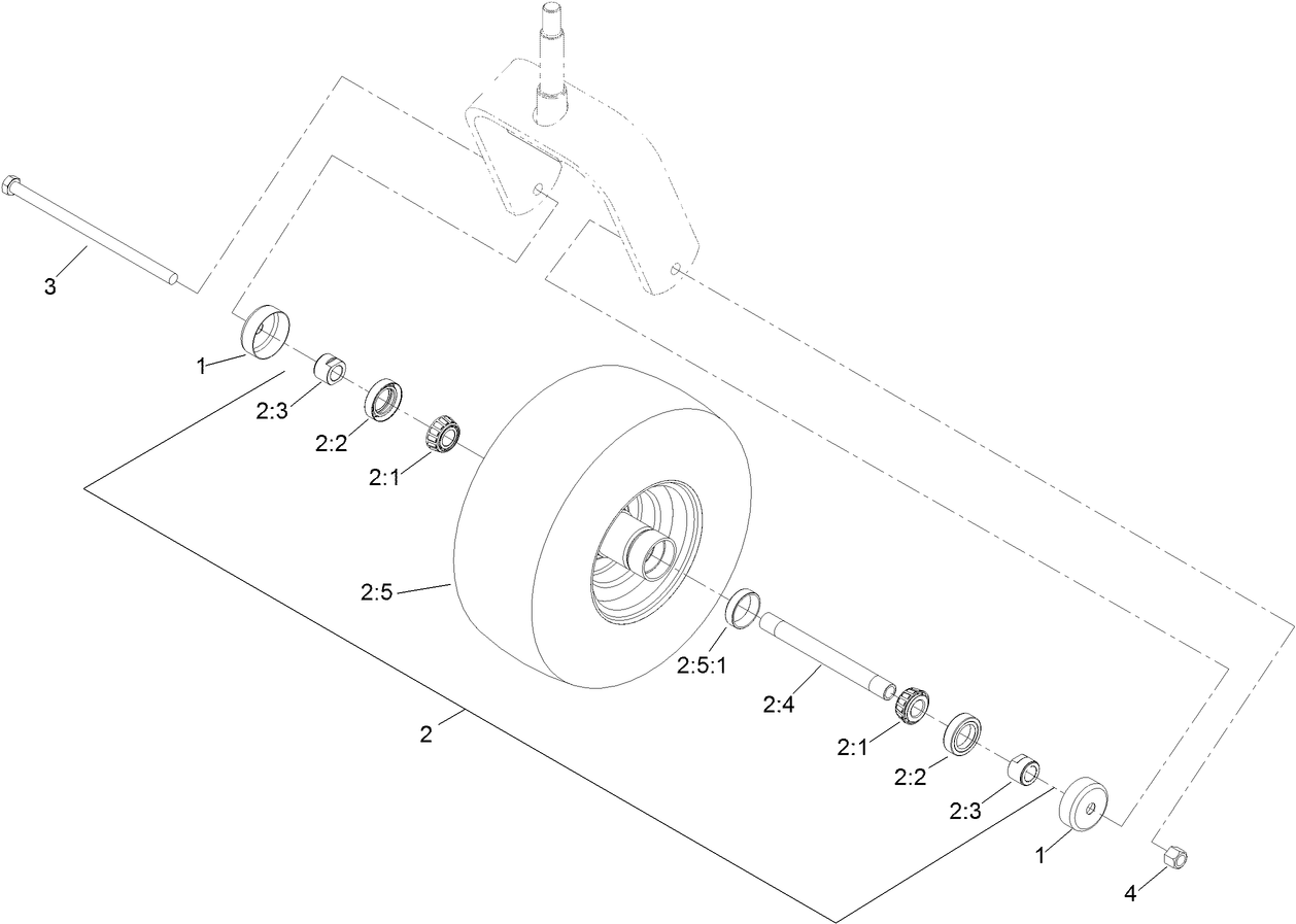 Semi-Pneumatic Front Tire Kit