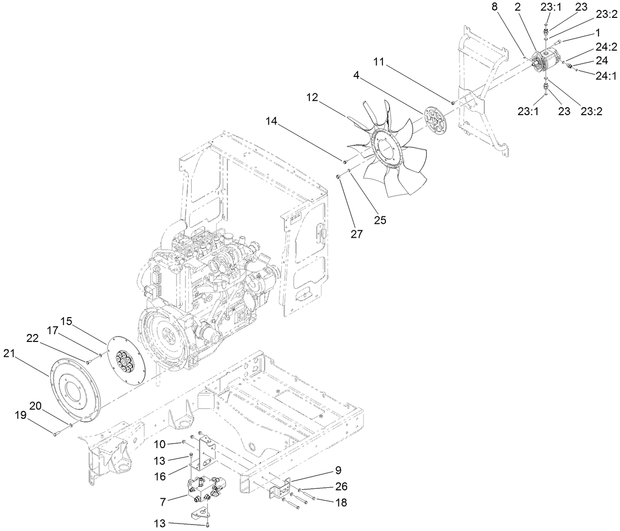 Fan and Coupling Assembly