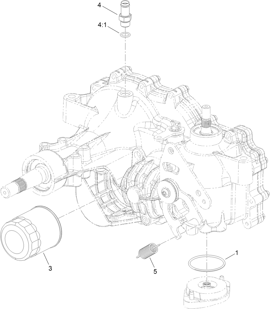 RH Transaxle Assembly No. 116-9712