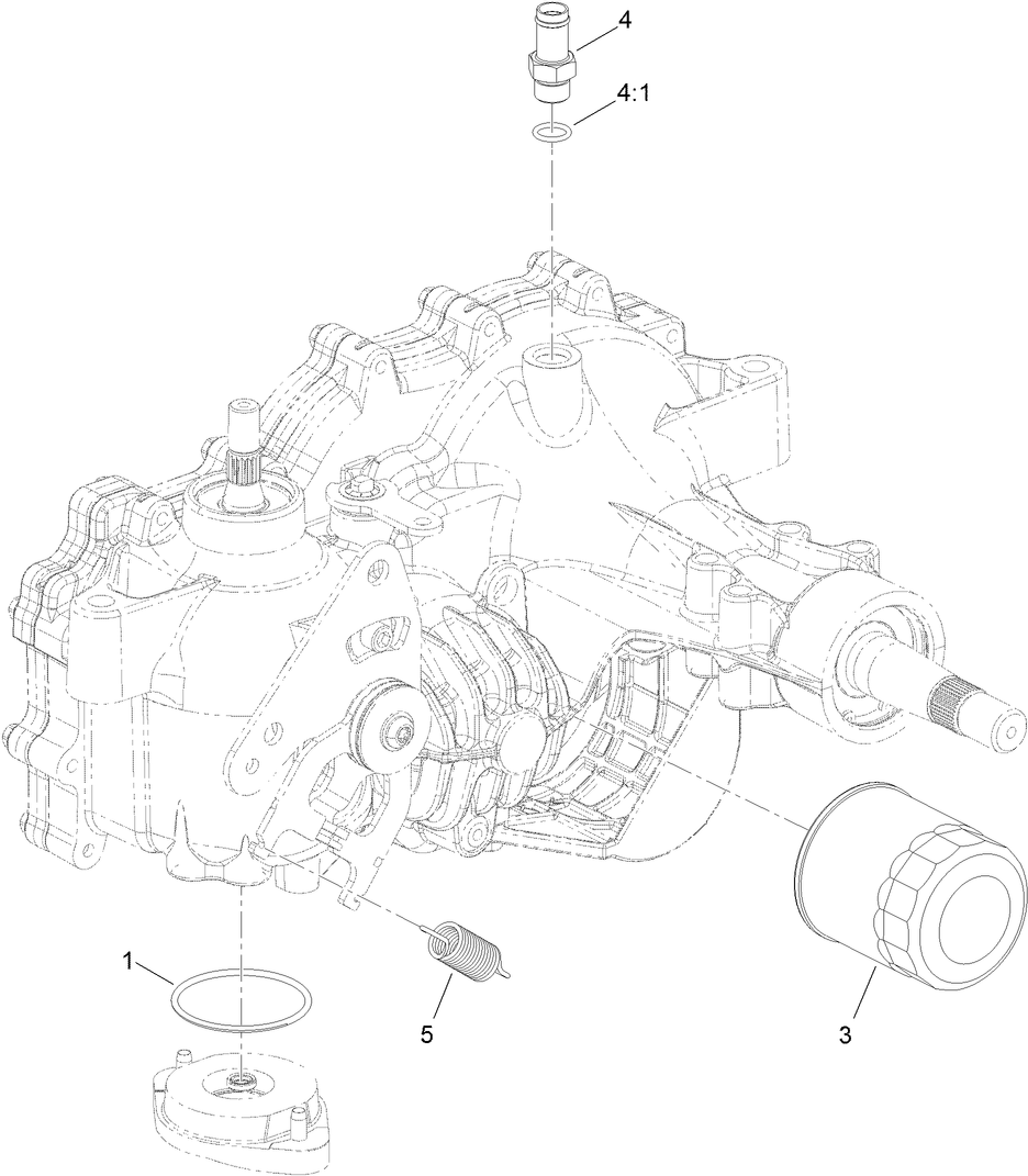 LH Transaxle Assembly No. 116-9713