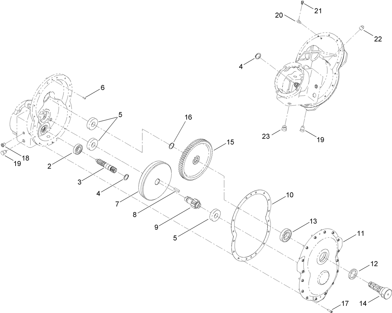 Gearcase Assembly No. ST22075-03