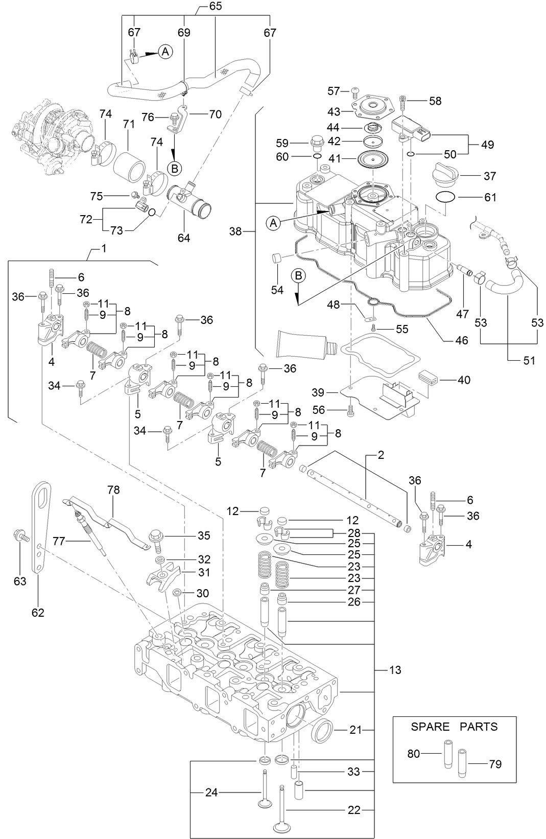 Cylinder Head and Cover Assembly