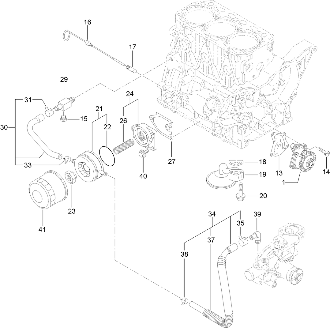 Lubrication and Oil System Assembly