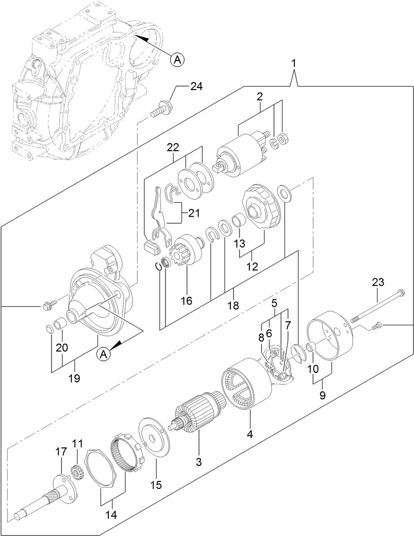 Starting Motor Assembly