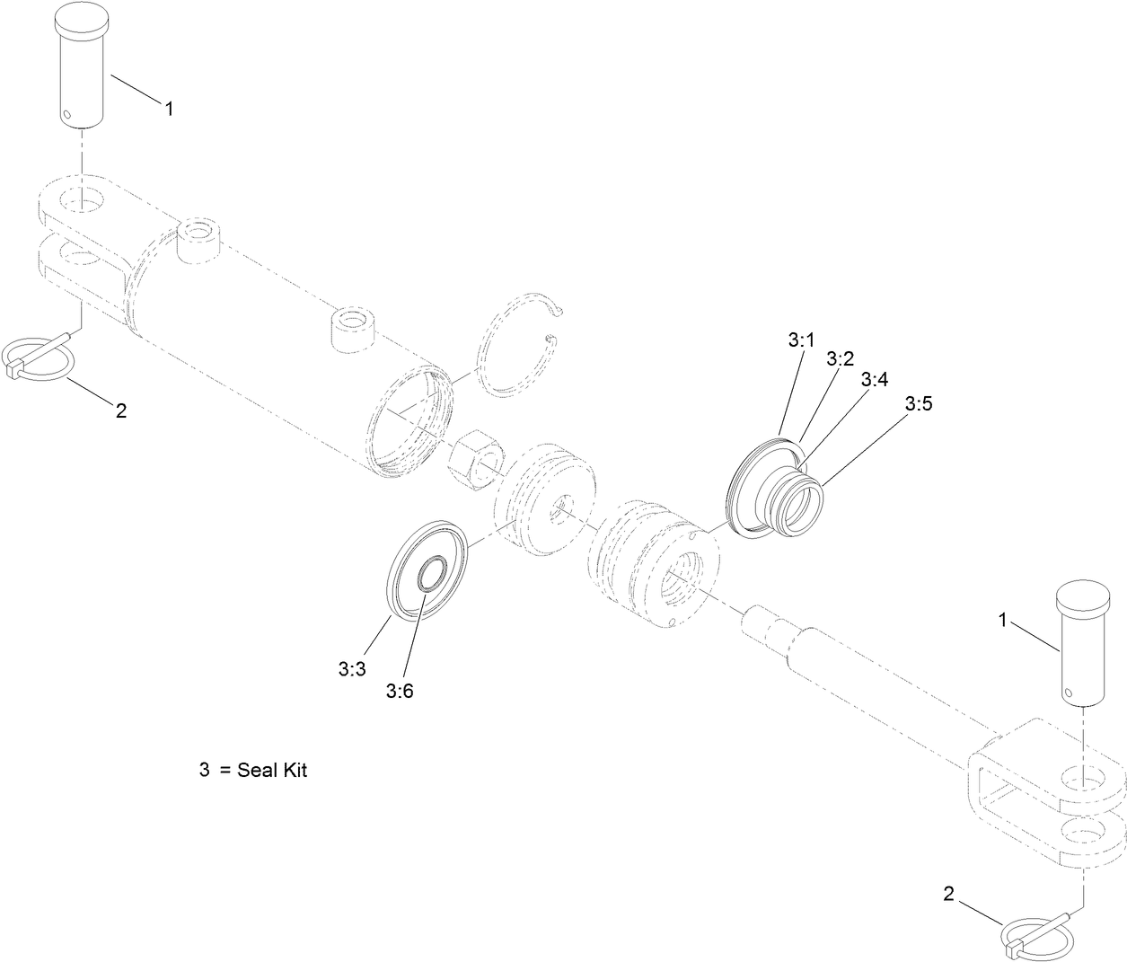 Hydraulic Cylinder Assembly No. 116-6969