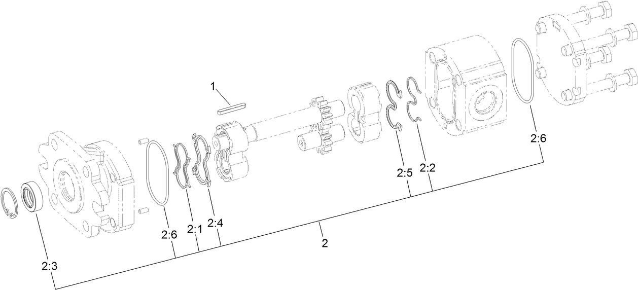 Hydraulic Pump Assembly No. 116-9129