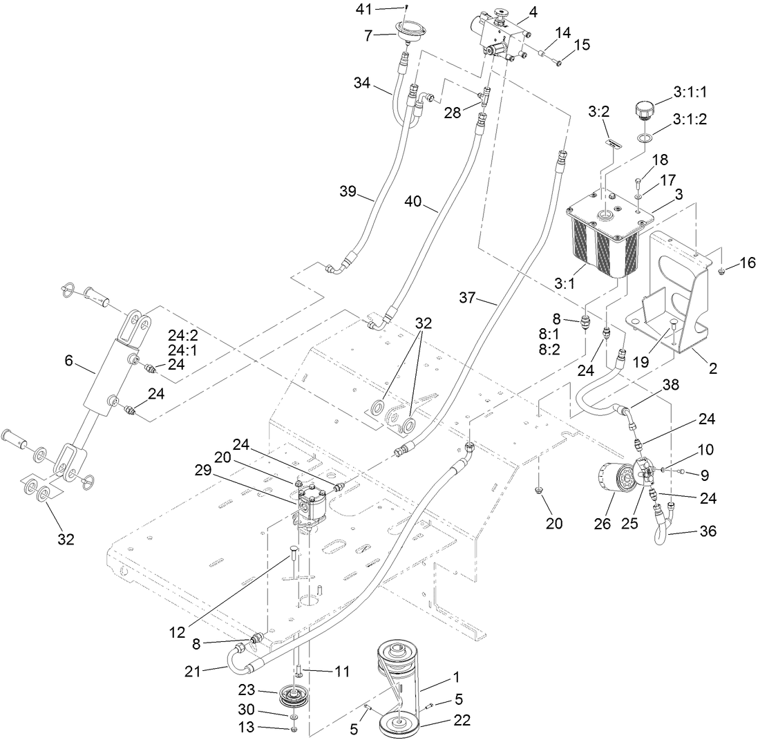 Auxiliary Hydraulic Assembly