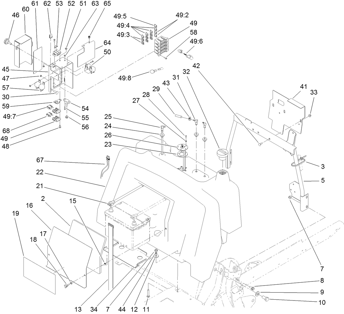 Fuel Tank and Support Assembly