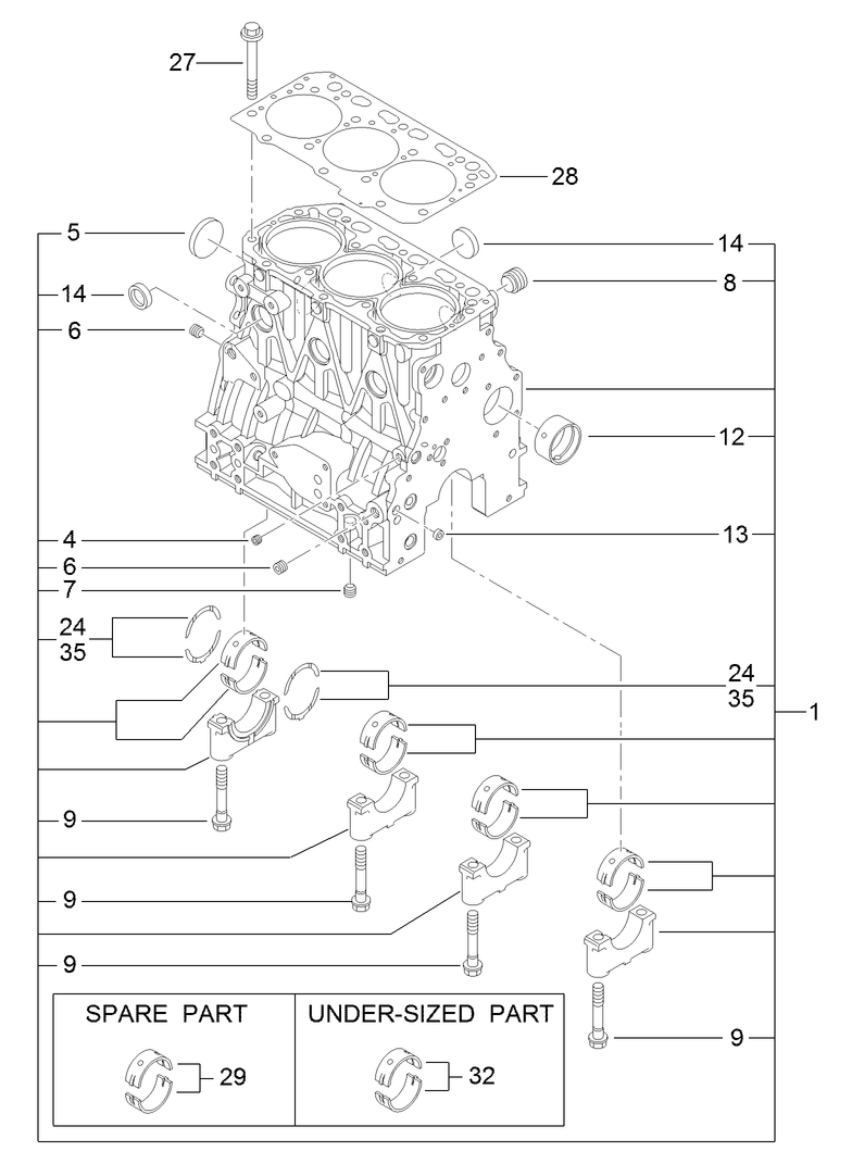 Cylinder Block Assembly