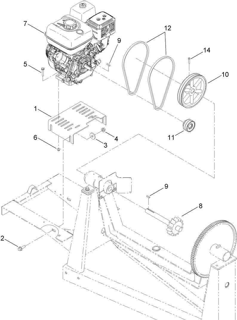 Engine and Drive Assembly