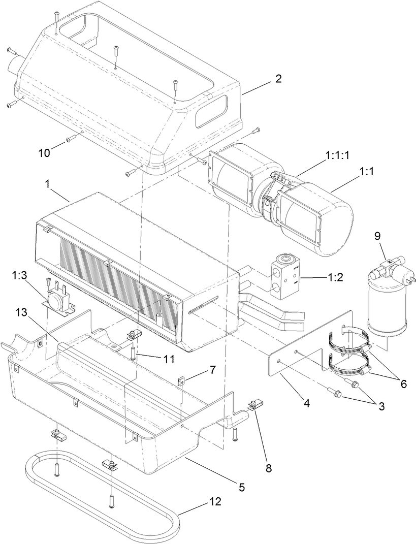 Heater Evaporator Assembly