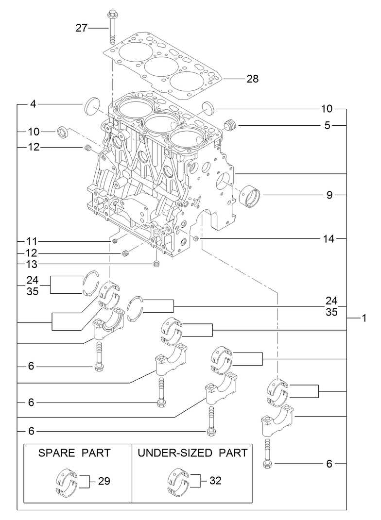 Cylinder Block Assembly