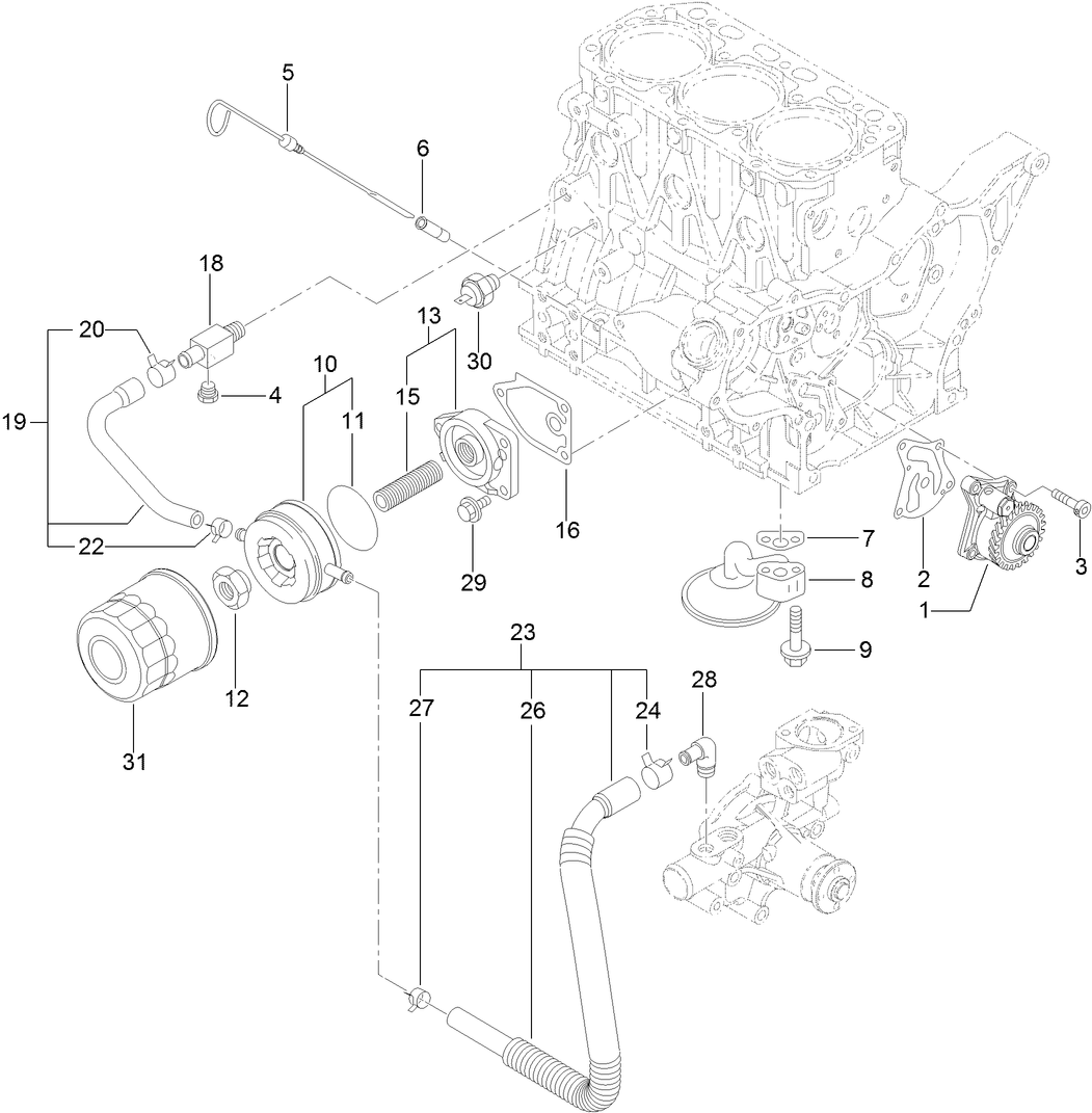 Lubrication and Oil System Assembly